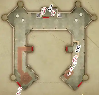 神殿への地下道・コロシアム