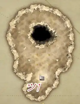 発掘現場の洞くつ・地下2階