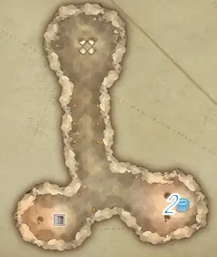 発掘現場の洞くつ・地下3階