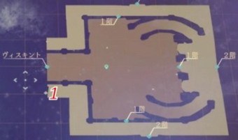 アウテリーナ宮殿 玄関広間のマップ