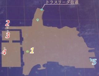 ファーリア牧場のマップ