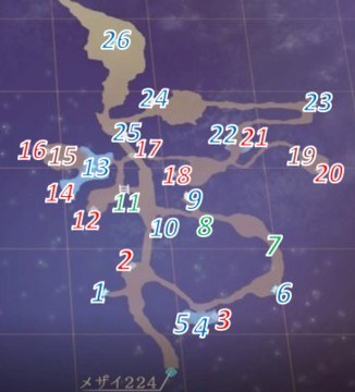 ���f�B�[���̐X�̃}�b�v