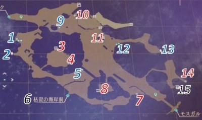 �L���h���Ԓn�̃}�b�v