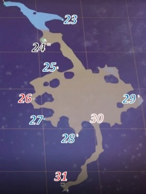 フォグウォル鍾乳洞 深部のマップ